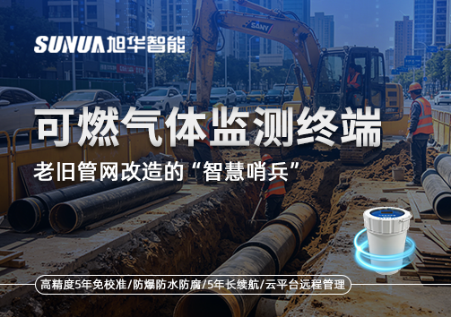 老旧管网改造的“智慧哨兵”：可燃气体监测终端如何重塑地下安全防线